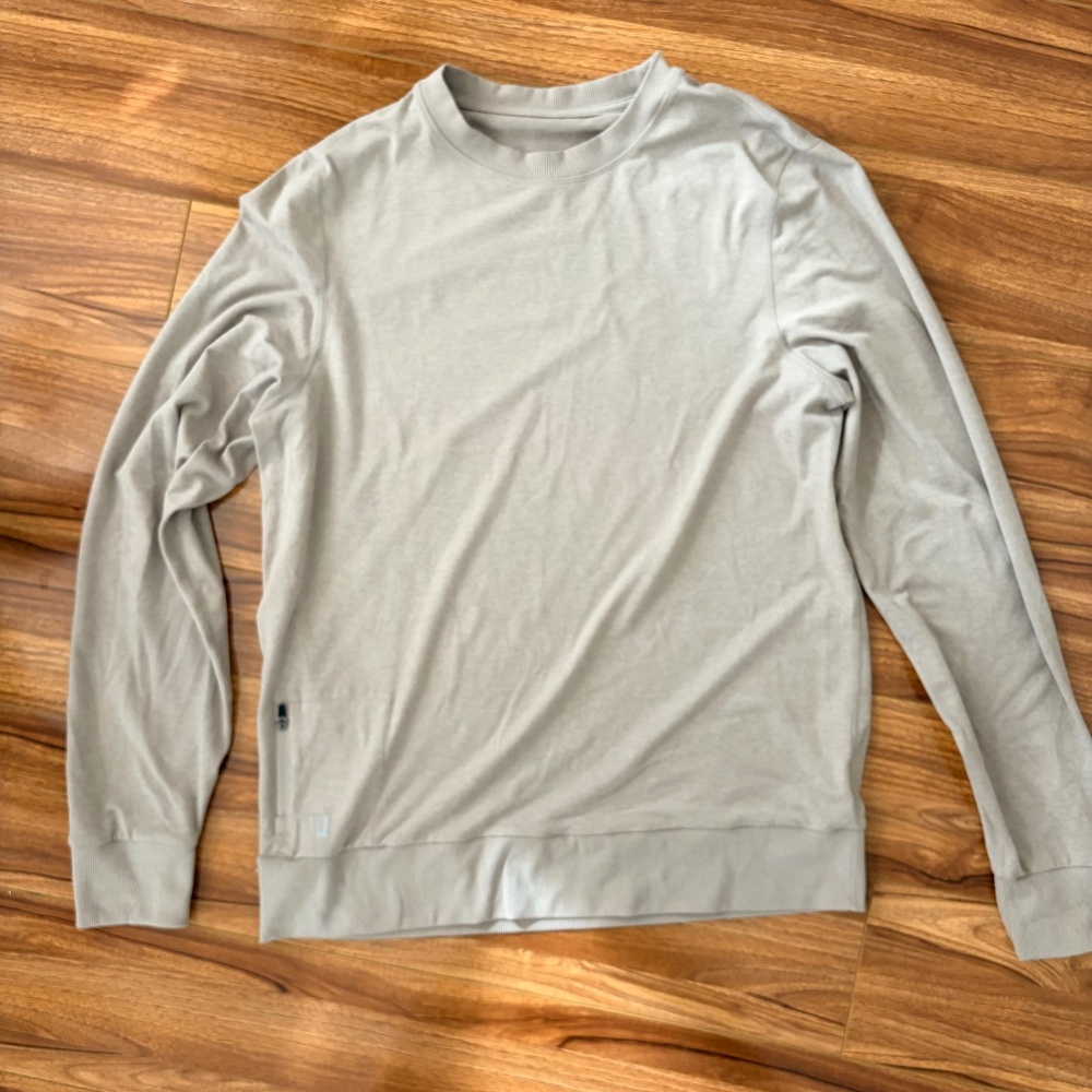 Vuori Ponto Performance Crew Men’s M in Dark Salt Heather